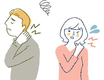 体を痛める人たち